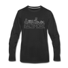 Baltimore, Maryland Long Sleeve T-Shirt - Skylines Unisex Baltimore Long Sleeve Shirt - black