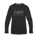 Buffalo, New York Long Sleeve T-Shirt - Skylines Unisex Buffalo Long Sleeve Shirt - black