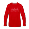 Buffalo, New York Long Sleeve T-Shirt - Skylines Unisex Buffalo Long Sleeve Shirt - red