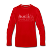 Charleston, South Carolina Long Sleeve T-Shirt - Skylines Unisex Charleston Long Sleeve Shirt - red