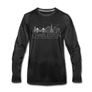 Charleston, South Carolina Long Sleeve T-Shirt - Skylines Unisex Charleston Long Sleeve Shirt - charcoal gray