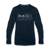 Charleston, South Carolina Long Sleeve T-Shirt - Skylines Unisex Charleston Long Sleeve Shirt - deep navy
