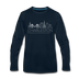 Charleston, South Carolina Long Sleeve T-Shirt - Skylines Unisex Charleston Long Sleeve Shirt - deep navy