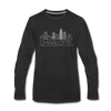 Charlotte, North Carolina Long Sleeve T-Shirt - Skylines Unisex Charlotte Long Sleeve Shirt - black