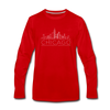 Chicago, Illinois Long Sleeve T-Shirt - Skylines Unisex Chicago Long Sleeve Shirt - red