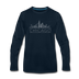 Chicago, Illinois Long Sleeve T-Shirt - Skylines Unisex Chicago Long Sleeve Shirt - deep navy
