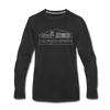 Colorado Springs, Colorado Long Sleeve T-Shirt - Skylines Unisex Colorado Springs Long Sleeve Shirt - black
