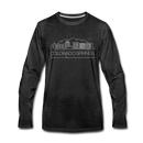 Colorado Springs, Colorado Long Sleeve T-Shirt - Skylines Unisex Colorado Springs Long Sleeve Shirt - charcoal gray