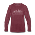 Columbus, Ohio Long Sleeve T-Shirt - Skylines Unisex Columbus Long Sleeve Shirt - heather burgundy