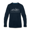 Columbus, Ohio Long Sleeve T-Shirt - Skylines Unisex Columbus Long Sleeve Shirt - deep navy
