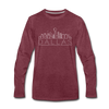 Dallas, Texas Long Sleeve T-Shirt - Skylines Unisex Dallas Long Sleeve Shirt - heather burgundy