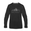 Detroit, Michigan Long Sleeve T-Shirt - Skylines Unisex Detroit Long Sleeve Shirt - black