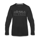 El Paso, Texas Long Sleeve T-Shirt - Skylines Unisex El Paso Long Sleeve Shirt - black