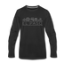 El Paso, Texas Long Sleeve T-Shirt - Skylines Unisex El Paso Long Sleeve Shirt - black