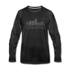 Fresno, California Long Sleeve T-Shirt - Skylines Unisex Fresno Long Sleeve Shirt - charcoal gray