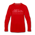 Honolulu, Hawaii Long Sleeve T-Shirt - Skylines Unisex Honolulu Long Sleeve Shirt - red