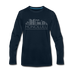 Honolulu, Hawaii Long Sleeve T-Shirt - Skylines Unisex Honolulu Long Sleeve Shirt - deep navy