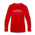 Houston, Texas Long Sleeve T-Shirt - Skylines Unisex Houston Long Sleeve Shirt - red