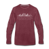 Houston, Texas Long Sleeve T-Shirt - Skylines Unisex Houston Long Sleeve Shirt - heather burgundy