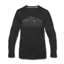 Hollywood, California Long Sleeve T-Shirt - Skylines Unisex Hollywood Long Sleeve Shirt - black