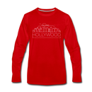 Hollywood, California Long Sleeve T-Shirt - Skylines Unisex Hollywood Long Sleeve Shirt - red