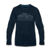 Hollywood, California Long Sleeve T-Shirt - Skylines Unisex Hollywood Long Sleeve Shirt - deep navy