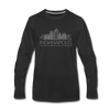 Indianapolis, Indiana Long Sleeve T-Shirt - Skylines Unisex Indianapolis Long Sleeve Shirt - black