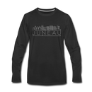 Juneau, Alaska Long Sleeve T-Shirt - Skylines Unisex Juneau Long Sleeve Shirt - black