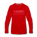Juneau, Alaska Long Sleeve T-Shirt - Skylines Unisex Juneau Long Sleeve Shirt - red
