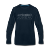 Juneau, Alaska Long Sleeve T-Shirt - Skylines Unisex Juneau Long Sleeve Shirt - deep navy