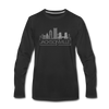 Jacksonville, Florida Long Sleeve T-Shirt - Skylines Unisex Jacksonville Long Sleeve Shirt - black