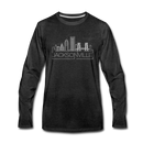 Jacksonville, Florida Long Sleeve T-Shirt - Skylines Unisex Jacksonville Long Sleeve Shirt - charcoal gray