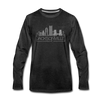 Jacksonville, Florida Long Sleeve T-Shirt - Skylines Unisex Jacksonville Long Sleeve Shirt - charcoal gray