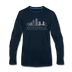 Jacksonville, Florida Long Sleeve T-Shirt - Skylines Unisex Jacksonville Long Sleeve Shirt - deep navy