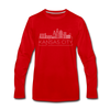 Kansas City, Missouri Long Sleeve T-Shirt - Skylines Unisex Kansas City Long Sleeve Shirt - red