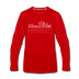 Kansas City, Missouri Long Sleeve T-Shirt - Skylines Unisex Kansas City Long Sleeve Shirt - red