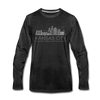 Kansas City, Missouri Long Sleeve T-Shirt - Skylines Unisex Kansas City Long Sleeve Shirt - charcoal gray