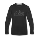 Las Vegas, Nevada Long Sleeve T-Shirt - Skylines Unisex Las Vegas Long Sleeve Shirt - black