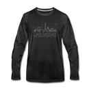 Las Vegas, Nevada Long Sleeve T-Shirt - Skylines Unisex Las Vegas Long Sleeve Shirt - charcoal gray