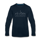 Las Vegas, Nevada Long Sleeve T-Shirt - Skylines Unisex Las Vegas Long Sleeve Shirt - deep navy