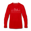 Memphis, Tennessee Long Sleeve T-Shirt - Skylines Unisex Memphis Long Sleeve Shirt - red