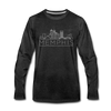 Memphis, Tennessee Long Sleeve T-Shirt - Skylines Unisex Memphis Long Sleeve Shirt - charcoal gray