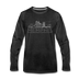 Memphis, Tennessee Long Sleeve T-Shirt - Skylines Unisex Memphis Long Sleeve Shirt - charcoal gray