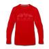 Miami, Florida Long Sleeve T-Shirt - Skylines Unisex Miami Long Sleeve Shirt - red