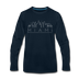 Miami, Florida Long Sleeve T-Shirt - Skylines Unisex Miami Long Sleeve Shirt - deep navy
