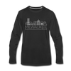 Milwaukee, Wisconsin Long Sleeve T-Shirt - Skylines Unisex Milwaukee Long Sleeve Shirt - black