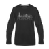 Milwaukee, Wisconsin Long Sleeve T-Shirt - Skylines Unisex Milwaukee Long Sleeve Shirt - black