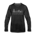 Milwaukee, Wisconsin Long Sleeve T-Shirt - Skylines Unisex Milwaukee Long Sleeve Shirt - charcoal gray
