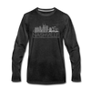 Nashville, Tennessee Long Sleeve T-Shirt - Skylines Unisex Nashville Long Sleeve Shirt - charcoal gray