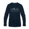 Orlando, Florida Long Sleeve T-Shirt - Skylines Unisex Orlando Long Sleeve Shirt - deep navy